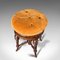 Antique English Victorian Walnut Adjustable Music Stool, Image 7