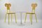 Chaise Jaune de Parisotto, Italie, 1960s, Set de 3 3