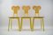 Italienischer Gelber Stuhl von Parisotto, 1960er, 3er Set 1