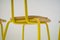 Italienischer Gelber Stuhl von Parisotto, 1960er, 3er Set 18