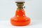 Vintage Danish Orange Oline Oil Lamp from Fog & Mørup, 1960s, Image 7