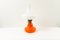 Vintage Danish Orange Oline Oil Lamp from Fog & Mørup, 1960s, Image 1