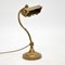 Antique Edwardian Solid Brass Desk Lamp 4