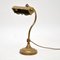 Antique Edwardian Solid Brass Desk Lamp 3