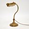 Antique Edwardian Solid Brass Desk Lamp 2