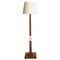 Art Deco Oak and Velum Floor Lamp 1