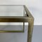 Mid-Century Modern Italian Set of Metal Coffee Tables with Glass Tops, 1970s 8