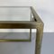 Mid-Century Modern Italian Set of Metal Coffee Tables with Glass Tops, 1970s, Image 8