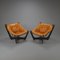 Chaises Luna avec Ottomane par Odd Knutsen, 1970s, Set de 2 1