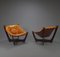 Luna Chairs with Ottoman by Odd Knutsen, 1970s, Set of 2, Image 5