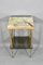 Mid-Century French Onyx and Glass Side Table from Maison Jansen, Image 4