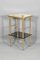 Table d'Appoint Mid-Century en Onyx et Verre de Maison Jansen, France 3