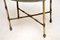 Antique French Brass & Onyx Coffee Side Table, Image 7