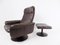 Model DS 50 Tulip Leather Chair with Ottoman from de Sede 12