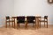 Mid-Century Danish Teak Extendable Dining Table and Dining Chairs From Bramin, 1960s, Set of 7 6