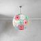 Sputnik Pendant with Colored Murano Glass Discs and Chromed Metal Structure by Ercole Barovier for Barovier & Toso, 1970s 1