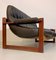 Mid-Century Brazilian Modern Leather & Jatoba Wood Lounge Set by Percival Lafer, 1970s, Set of 4 12