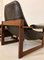 Mid-Century Brazilian Modern Leather & Jatoba Wood Lounge Set by Percival Lafer, 1970s, Set of 4 10