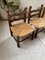 Low Braided Chairs by Dudouyt, Set of 3 18