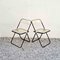 Mid-Century Model Plia Folding Chairs by Giancarlo Piretti for Anonima Castelli, Italy, 1970s, Set of 2 7