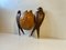 Antique Wooden Wall Figurine Nesting Swallows, 19th Century, Image 3
