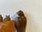 Antique Wooden Wall Figurine Nesting Swallows, 19th Century 7