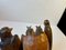 Antique Wooden Wall Figurine Nesting Swallows, 19th Century 4