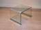 Vintage Bend Glass Coffee and Side Table by Angelo Cortesi for Fiam, 1980s, Set of 2 7