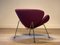 Model F437 Orange Slice Lounge Chair in Purple by Pierre Paulin for Artifort, 1980s 9