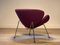 Model F437 Orange Slice Lounge Chair in Purple by Pierre Paulin for Artifort, 1980s, Image 9