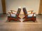 Vintage Teak Lounge Chairs, 1960s, Set of 2 10