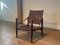 Safari Chair in Brown Leather by Kaare Klint for Rud Rasmussen, Image 1