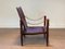 Safari Chair in Brown Leather by Kaare Klint for Rud Rasmussen 8