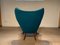 Fauteuil à Oreilles Pragh par Arnold Madsen & Henry Schubell pour Madsen & Schubell, 1950s 10