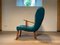 Fauteuil à Oreilles Pragh par Arnold Madsen & Henry Schubell pour Madsen & Schubell, 1950s 12