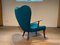 Pragh Wingback Chair by Arnold Madsen & Henry Schubell for Madsen & Schubell, 1950s 9