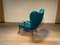 Fauteuil à Oreilles Pragh par Arnold Madsen & Henry Schubell pour Madsen & Schubell, 1950s 11