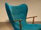 Pragh Wingback Chair by Arnold Madsen & Henry Schubell for Madsen & Schubell, 1950s 5