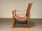 Swiss Leather Safari Chair by Wilhelm Kienzle for Wohnbedarf, 1950s 8