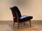 Sessel aus schwarzem Leder von Theo Ruth für Artifort, 1950er 5