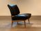 Sessel aus schwarzem Leder von Theo Ruth für Artifort, 1950er 2