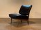 Sessel aus schwarzem Leder von Theo Ruth für Artifort, 1950er 8