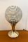 Lampada da tavolo in vetro di Murano e argento di Seguso per Venini, anni '60, Immagine 6