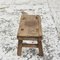 Mini Antique Rustic Elm Stool 2