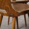 Sedie da pranzo Dove in legno curvato di Baumann, Francia, anni '60, set di 6, Immagine 5
