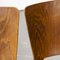 French Bentwood Dove Dining Chairs from Baumann, 1960s, Set of 4 5