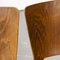 Sedie da pranzo Dove in legno curvato di Baumann, Francia, anni '60, set di 4, Immagine 5