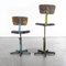 French Industrial Swivel Chairs, 1960s, Set of 5 8