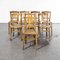 French Geometric Seat Dining Chairs by Marcel Breuer for Luterma, 1950s, Set of 8 10