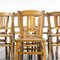 French Geometric Seat Dining Chairs by Marcel Breuer for Luterma, 1950s, Set of 8, Image 4